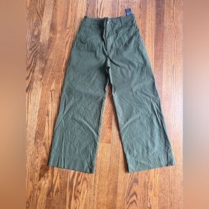 Anthropologie Maeve Colette Dark Green pants sz 29